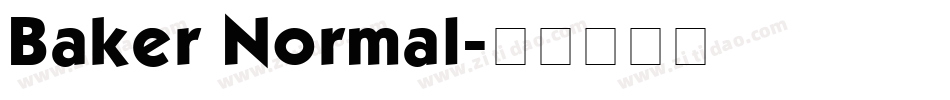 Baker Normal字体转换